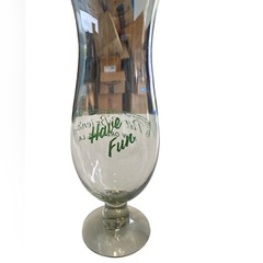 Pat O’Briens New Orleans 10” Have Fun Hurricane Glass Daiquiri Mixed Drinks