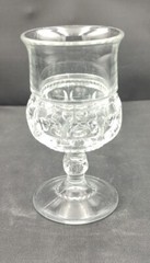 Tiffin-Franciscan King’s Crown Clear 3 5/8″ Wine Glass 1943-1962
