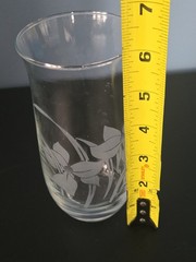 Crystal Clear Industries Crystal Floral 16 oz Glasses Made In Turkey Replacement