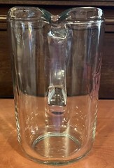 Libbey Crisa «Always Refreshing Lemonade» Pitcher 3 Qts. 8″ Tall Heavy Glass