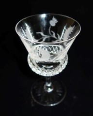 Royal Brierley Crystal, England, THISTLE, Port Wine Glass, 4″