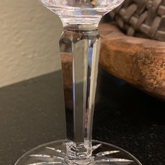 Waterford Glengarriff 6 5/8″ Claret Wine Glass Gothic Mark Ireland Pristine
