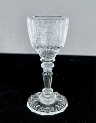 Lobmeyr Crystal Engraved Cordial Maria Theresia Ca. 1910 More pcs available