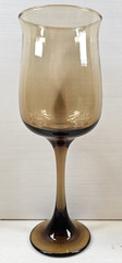 11 Libbey Connoisseur Tawny Water Goblets Set Vintage Elegant Stemware Retro Lot