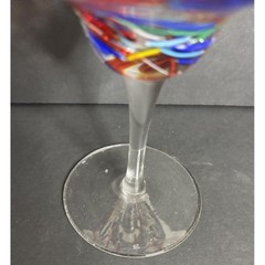 Pier 1 Confetti Margarita Glass Goblet 6 3/4″ Retired Replacement