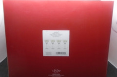 Lenox Holiday Dimension Martini Glasses, Set of 4, NIB