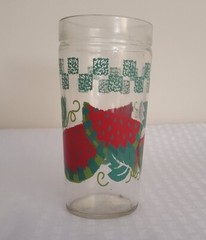 Vtg Anchor Glass Watermelon Golden Harvest 16oz Tumblers Set Of 4 New Summer