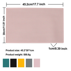 Durable and Stylish Silicone Bar Mat for Spills Coffee and Glass Drying – Perfec
