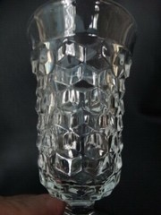 American Fostoria Clear Glass 4.8 ounce 4 3/4 inch Footed Juice Glass(es) EUC