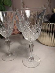 Crystal D’ Arque Masquerade crystal wine glasses set of 5