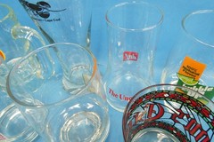 Mixed Lot of Vintage Used Coca Cola Olympics 7-Up Seasons Greetings Houze Cups D