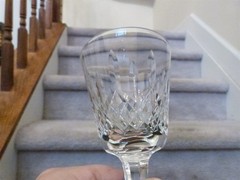 4 Waterford LISMORE Crystal CLARET WINE GLASSES 5 3/4″ 6 Oz. L1