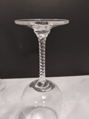 5 – 7″ Water Wine Glass Crystal Goblet Twisted Stem
