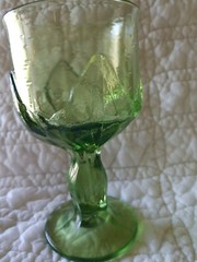 Franciscan Tiffin Cabaret Liberty Green Heavy Pressed Water Goblet(s)