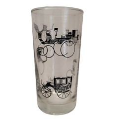 1950s Mid-Century «Carriage» Glassware Libbey Curio Collection Set of 4 Glasses