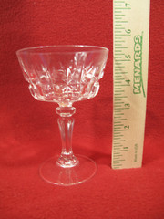 Set of 4~Lady Victoria Fine Crystal Stemware~7.5 Oz Cordial Glasses Chantelle