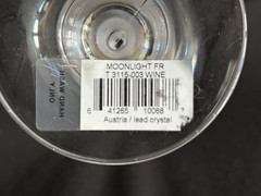 Mikasa «Moonlight Frost» Crystal Wine Goblet ~ Minor Scratches ~ Original Tag
