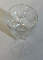 Antique Mid 19th c American Classical Ashburton Flint Glass Whiskey Tumbler 1850