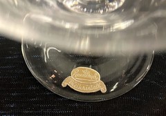 12 Rosenthal Intaglio Cut Crystal Deer & Boar Snifters
