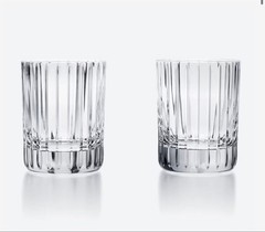 Baccarat Harmonie Double Old Fashioned Pair Set Clear NIB From Japan