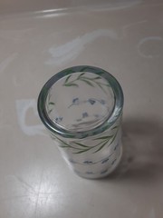 Vintage Swanky Swig Forget Me Not Juice Glasses 5 oz. Set of 5 blue,red,yellow