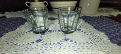 Vintage Anchor Hocking Oxford Whiskey Glassed Sure Guard, 4″ tall, 1950s