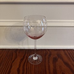 Heather Pink Lenox Wine Goblet