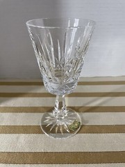 Waterford Crystal Kildare Pattern Wine Glass 6” Claret EUC Ireland Discontinued