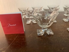 9 Wine Glasses Model Saint Hubert Crystal Baccarat (Price per Unit)
