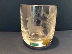 Riedel Crystal HUNT SCENE *STAG* Queen Lace Americana Style Old Fashioned Glass