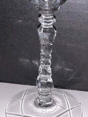 4 Rock Sharpe ARCTIC ROSE Glasses Cocktail Stemware Vintage