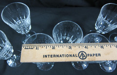 VTG Cristal D’Arques Durand Chantelle Crystal 4 3/8” Cordial/Liqueur Goblets – 8