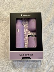 NIB Hydro Flask Wine Gift Set – Pixie Speckle Purple Stainless Steel Ceramic