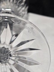 Waterford Crystal Laurel Champagne Flute 9 3/8″ Vintage Fluted Glass Ireland