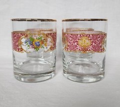 Royal Doulton (signed) Royal Albert LADY CARLYLE Floral Double Old Fashioned (4)