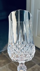 2 Longchamp Crystal Ice Tea /Cocktail Glass Cristal D’Arques-Durand Discontinued