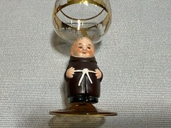 Vintage Set of 4 Goebel Hummel Figurine Stem Liqueur Wine Glasses, W Germany