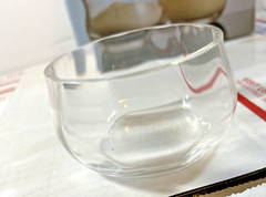 NOS Vintage Dartington Glass Sugar & Cream Set Designed by Frank Thrower England