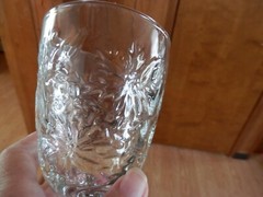 PRINCESS HOUSE 4 CRYSTAL FANTASIA FOOTED WATER / WINE TUMBLER GLASS w BOX #519