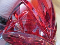 Set of 4 Waterford Crystal Marquis Brookside Red Double Old-Fashioned Glasses