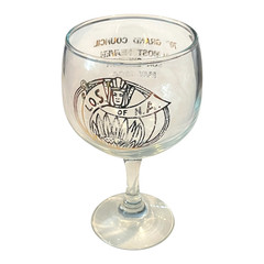 Vintage 1984 Ladies Oriental Shrine of North America Commemorative Goblet