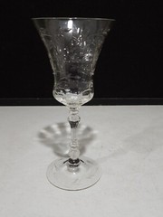 1- CAMBRIDGE «CROESUS» STEM #3500 – 8 1/4″ – 9 OZ WATER GLASS GOBLET