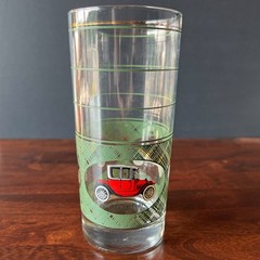 Vintage Libbey Classic Cars Drinking Glass 1914 Cadillac Buick Ford 16 oz