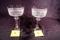 Vintage Tiffin Franciscan Renaissance Platinum Tall Sherbert Stems – Set Of 8