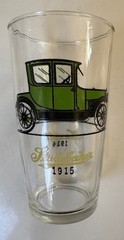 Antique Classic American Cars Tumbler Glasses Set Of 4 Hazel Atlas Vintage