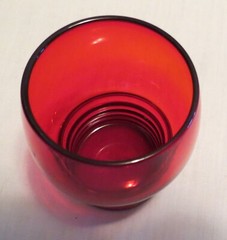 Imperial Shaeffer Ruby Red 3” 5 oz Flat Juice Tumbler(s)