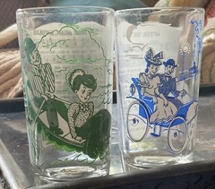 Vintage State Souvenir Glass Tumblers Hazel-Atlas