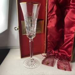 Waterford 12 Days of Christmas Champagne Flute Partridge Lismore Edition