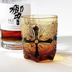 Hand Cut Glass Bohemian Style Crystal Whiskey Glasses 260ml/9oz-Luxury mens gift