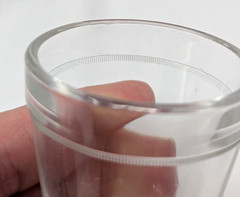 Vtg Hazel Atlas Ribbed Standard 1.5 oz & Pony Mini Sample .75 oz Shot Glass Lot